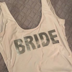 BRIDE one piece bathing suit
